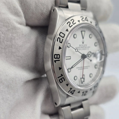 2026 RSC Rolex Explorer II Polar White Stainless Steel 40mm Watch 16570