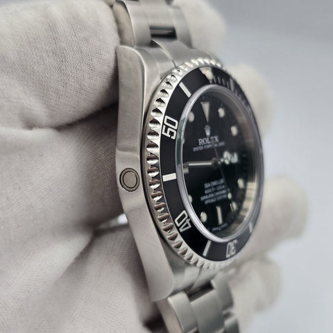 2006 Rolex Sea-Dweller Stainless Steel Black Dial 40mm Watch 16600