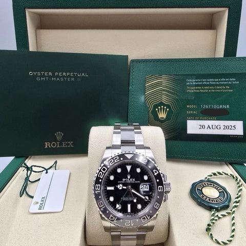 2025 Rolex GMT-Master II Bruce Wayne 126710GRNR