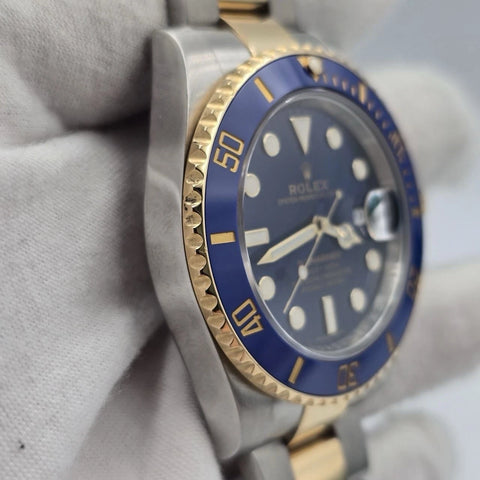 2019 Rolex Submariner Date 116613LB Blue Dial Gold Steel 40mm