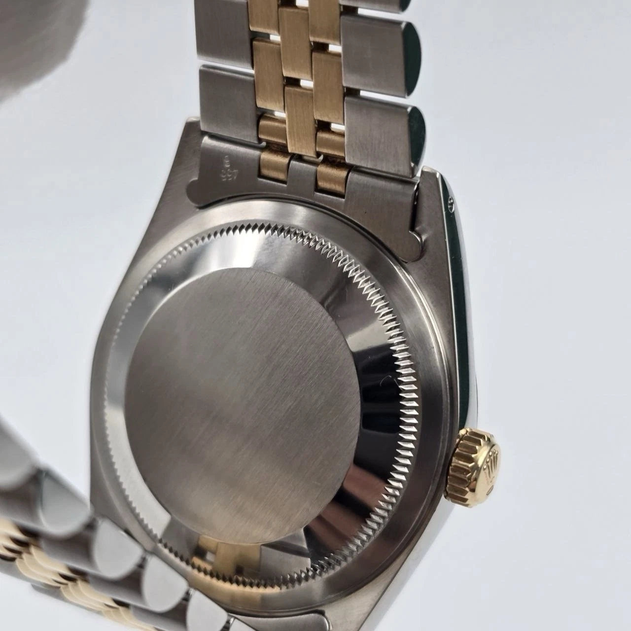 Rolex Datejust 36mm White Roman Dial Steel Two Tone Jubilee 16233