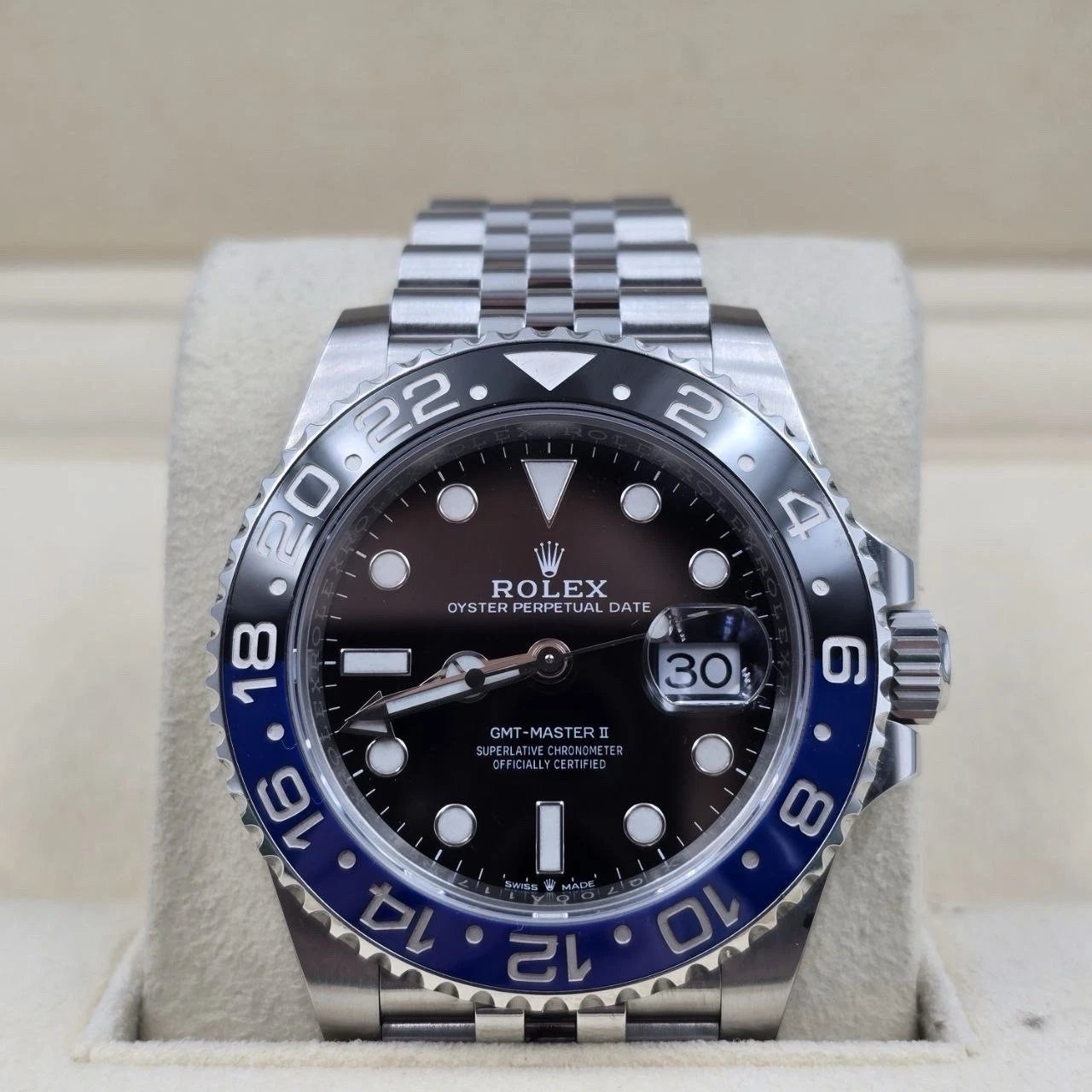 2020 PAPERS Rolex GMT-Master II 126710BLNR Batgirl Jubilee 40mm Watch BOX