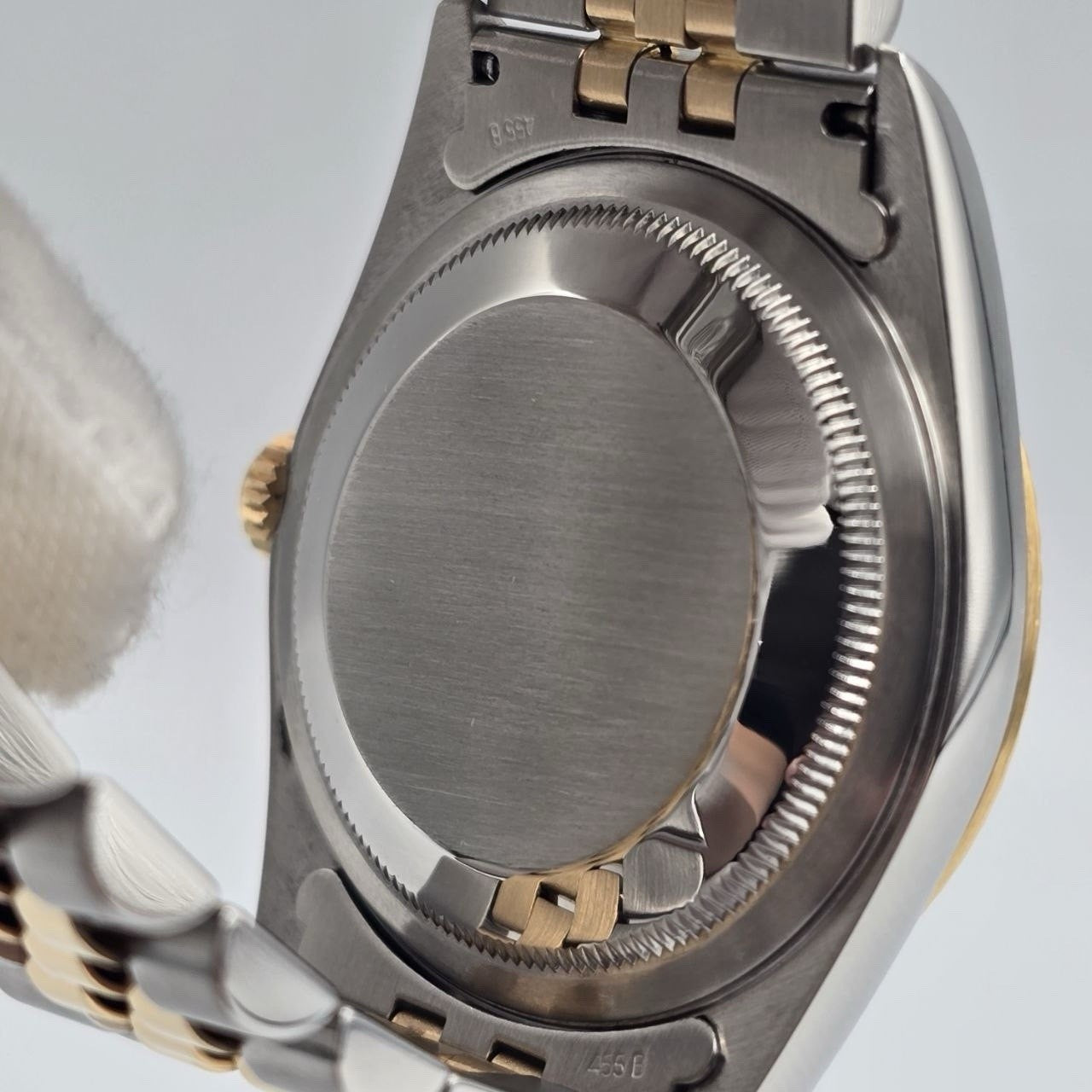 PAPERS Rolex Datejust 36mm Champagne Diamond Dial Two Tone Jubilee 16233 BOX
