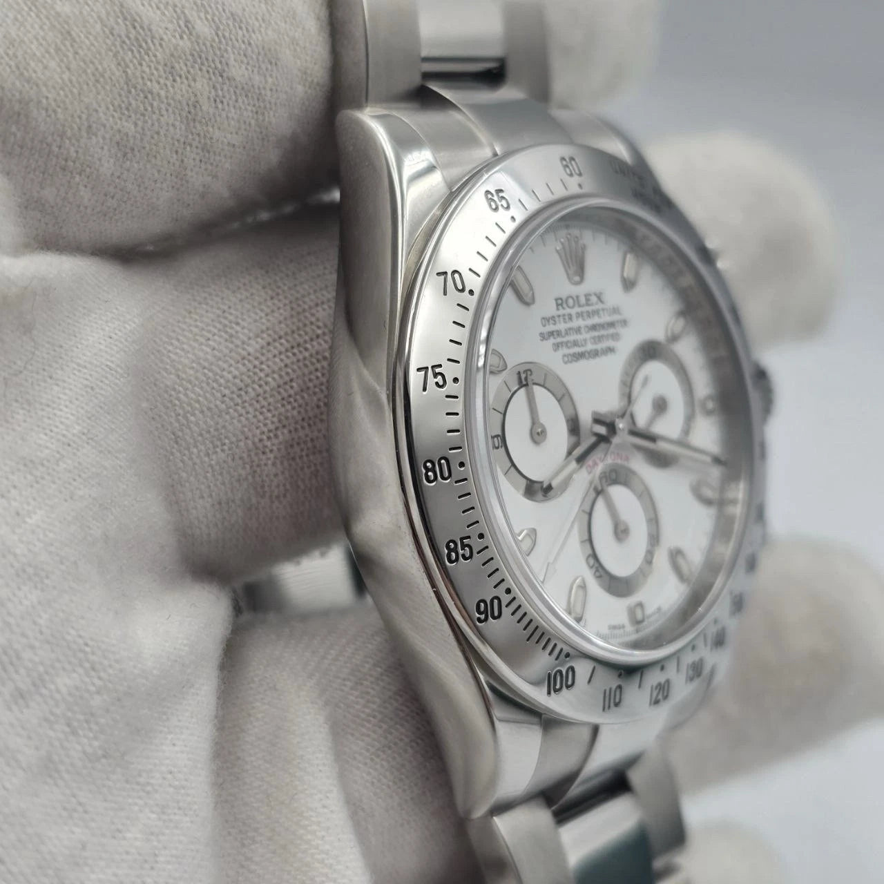 Rolex Cosmograph Daytona 116520 White Dial