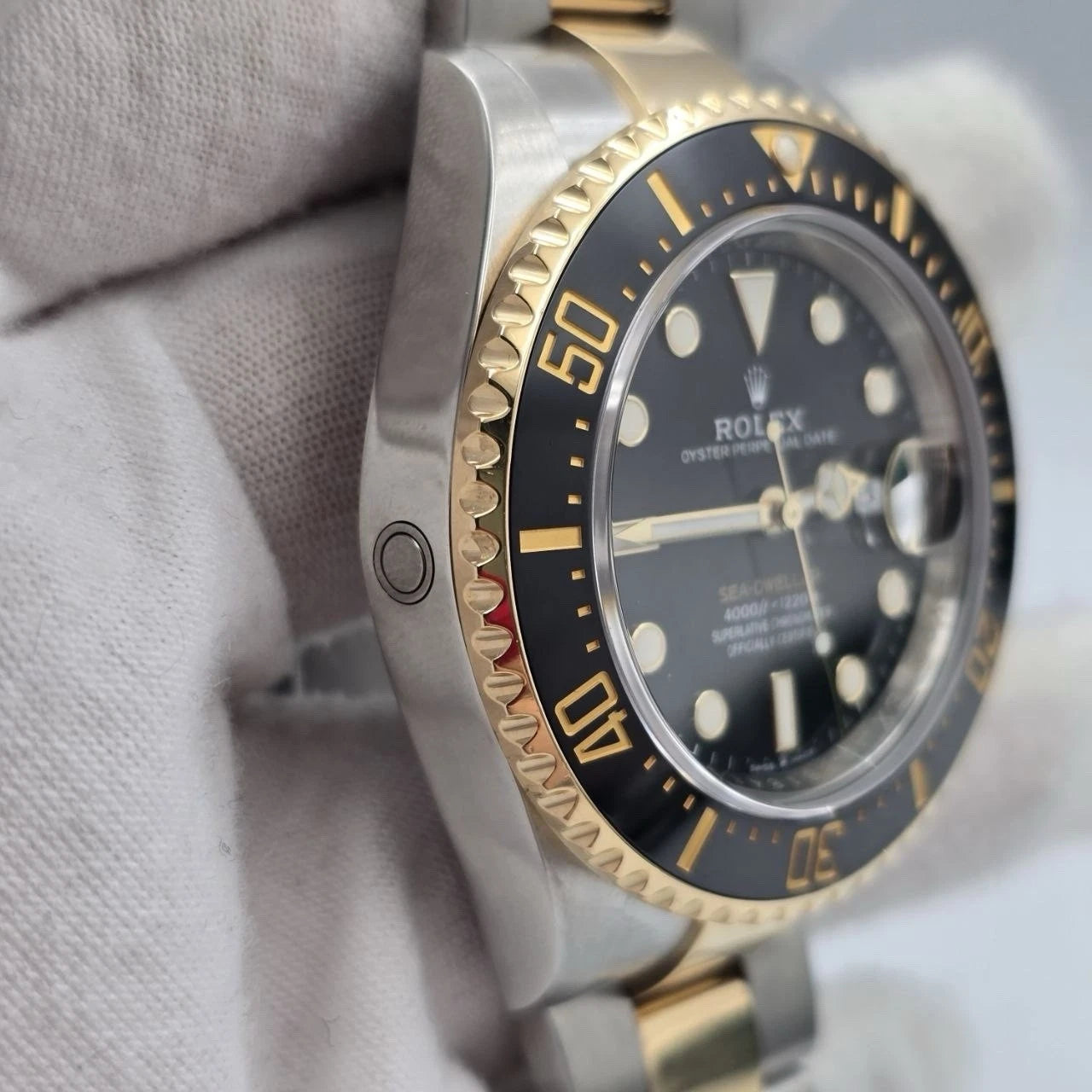 PAPERS 2021 Rolex Sea-Dweller 43mm Two-Tone Yellow Gold 126603 Black Dial BOX