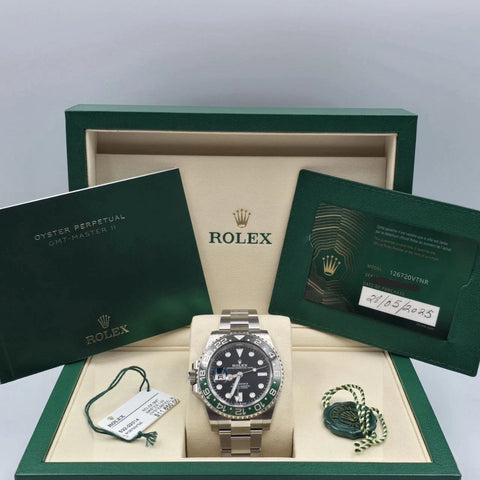 NEW 2025 Rolex GMT-Master II “Sprite” 40mm 126720VTNR Oyster Black Dial UNWORN