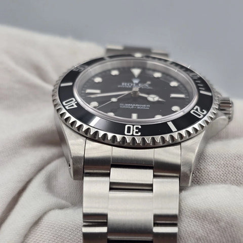 2001 Rolex Submariner No Date 14060M 2 Liner Black Dial Stainless Steel 40mm