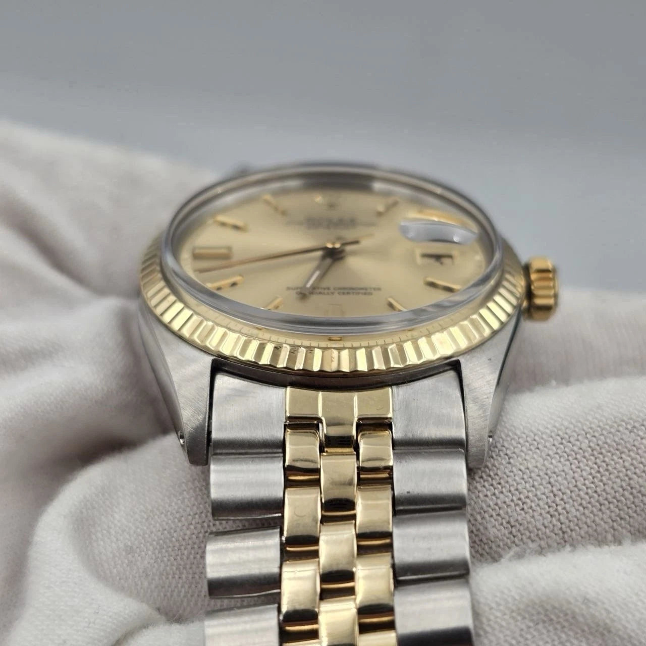 Rolex Datejust 1601 Two Tone Champagne Dial
