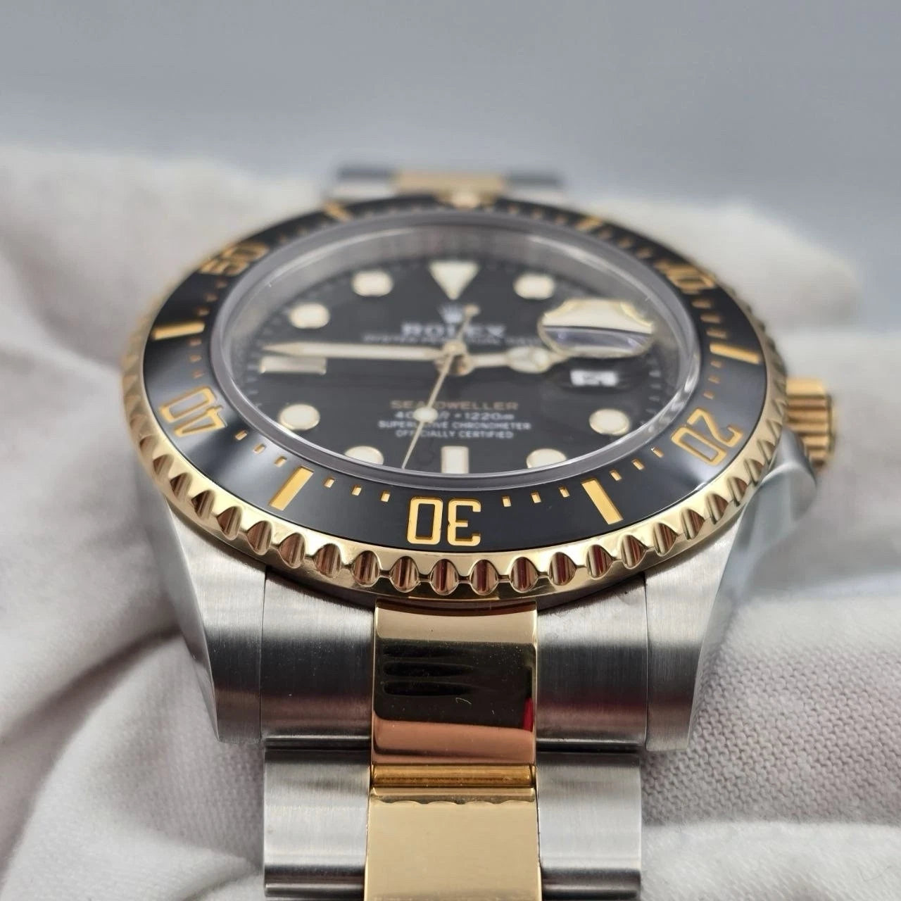 PAPERS 2021 Rolex Sea-Dweller 43mm Two-Tone Yellow Gold 126603 Black Dial BOX