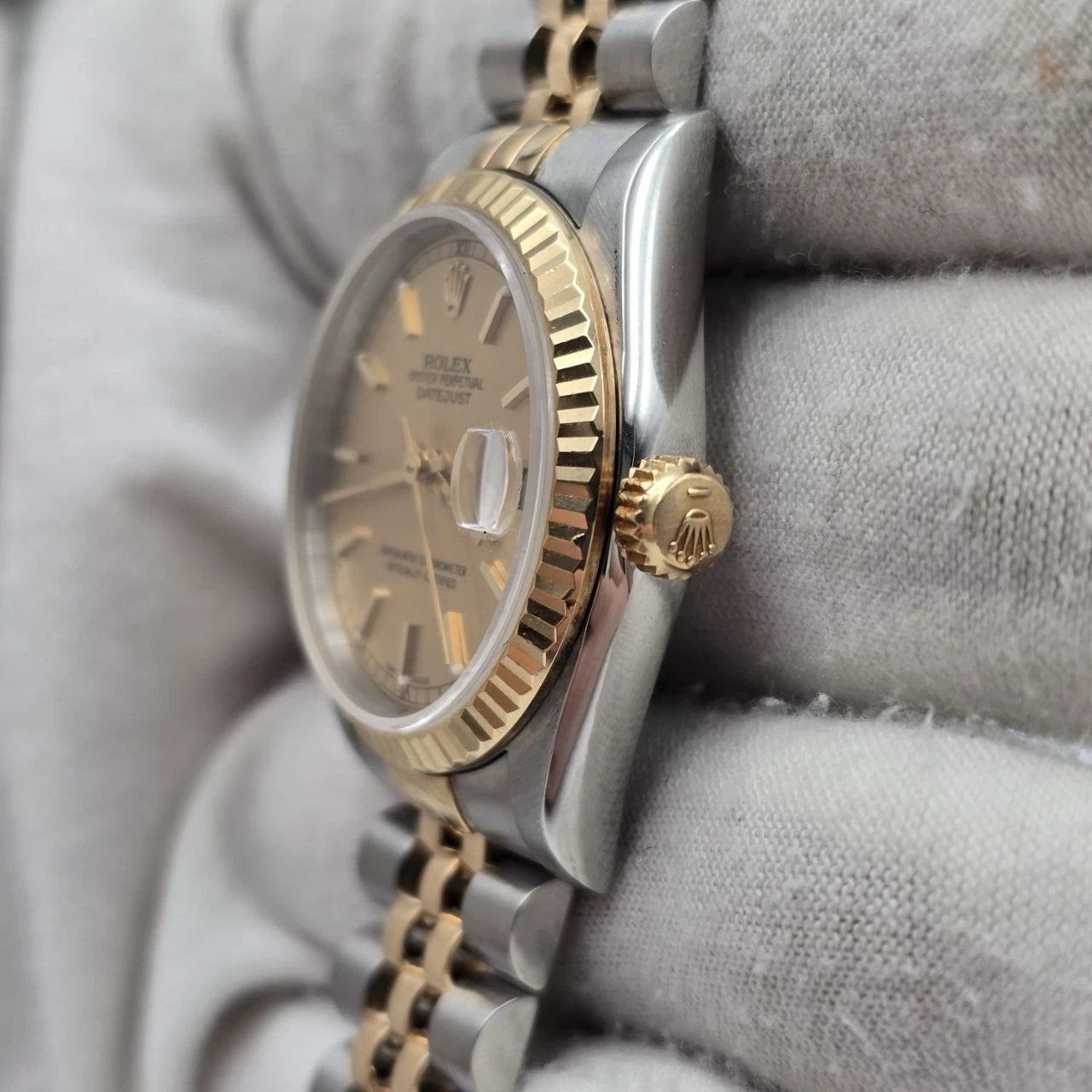 Rolex Datejust Midsize 68273 Champagne Dial