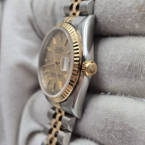 Rolex Datejust Midsize 68273 Champagne Dial