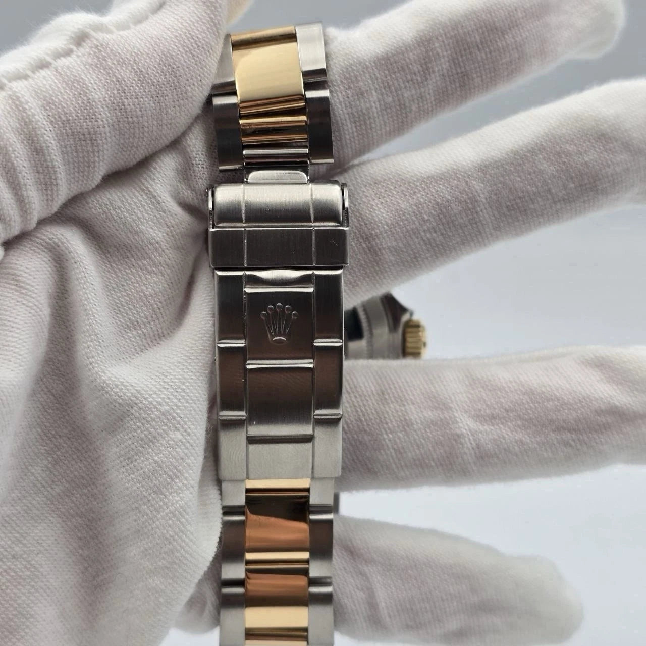 PAPERS Rolex Submariner 16613 Black Dial Two Tone Gold Steel 40mm BOX