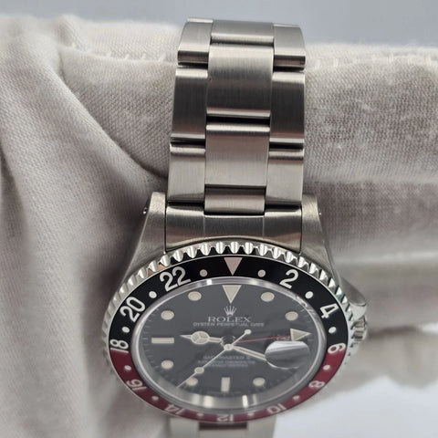Rolex GMT-Master II "Coke" Stainless Oyster Black Dial 40mm 16710