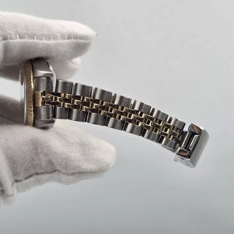 Rolex Datejust 79173 Two Tone Jubilee Champagne Diamond Dial 26mm Watch