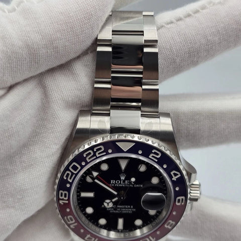 2026 NEW Rolex Pepsi GMT-Master ll Oyster Steel 40mm 126710BLRO UNWORN