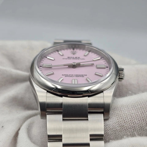 2025 Rolex Oyster Perpetual 36mm Candy Pink Dial 126000