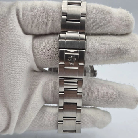 2004 PAPERS Rolex Explorer I 114270 36mm Stainless Steel Black Dial Watch