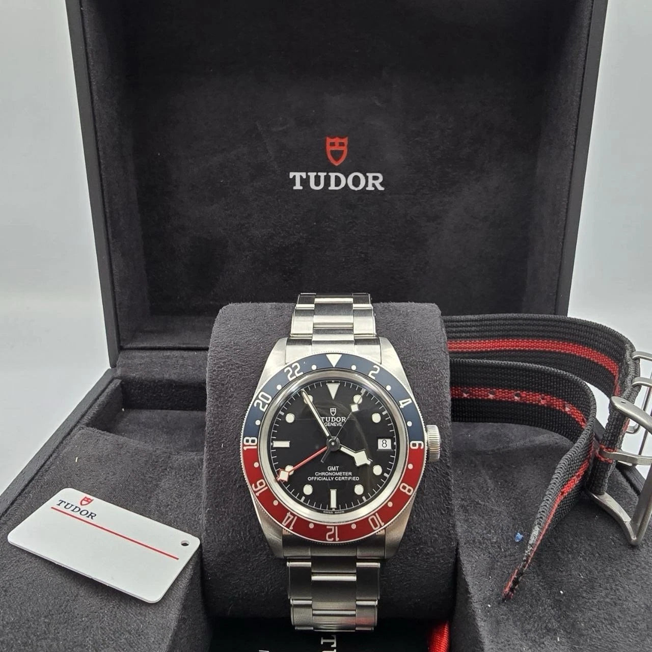 Tudor Black Bay GMT Pepsi Red Blue Steel 41mm 79830RB BOX