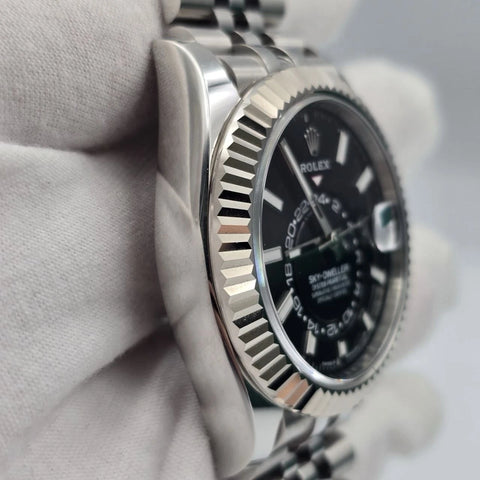 NEW 2026 Rolex Sky-Dweller 42mm Black Dial Jubilee Stainless Steel 336934