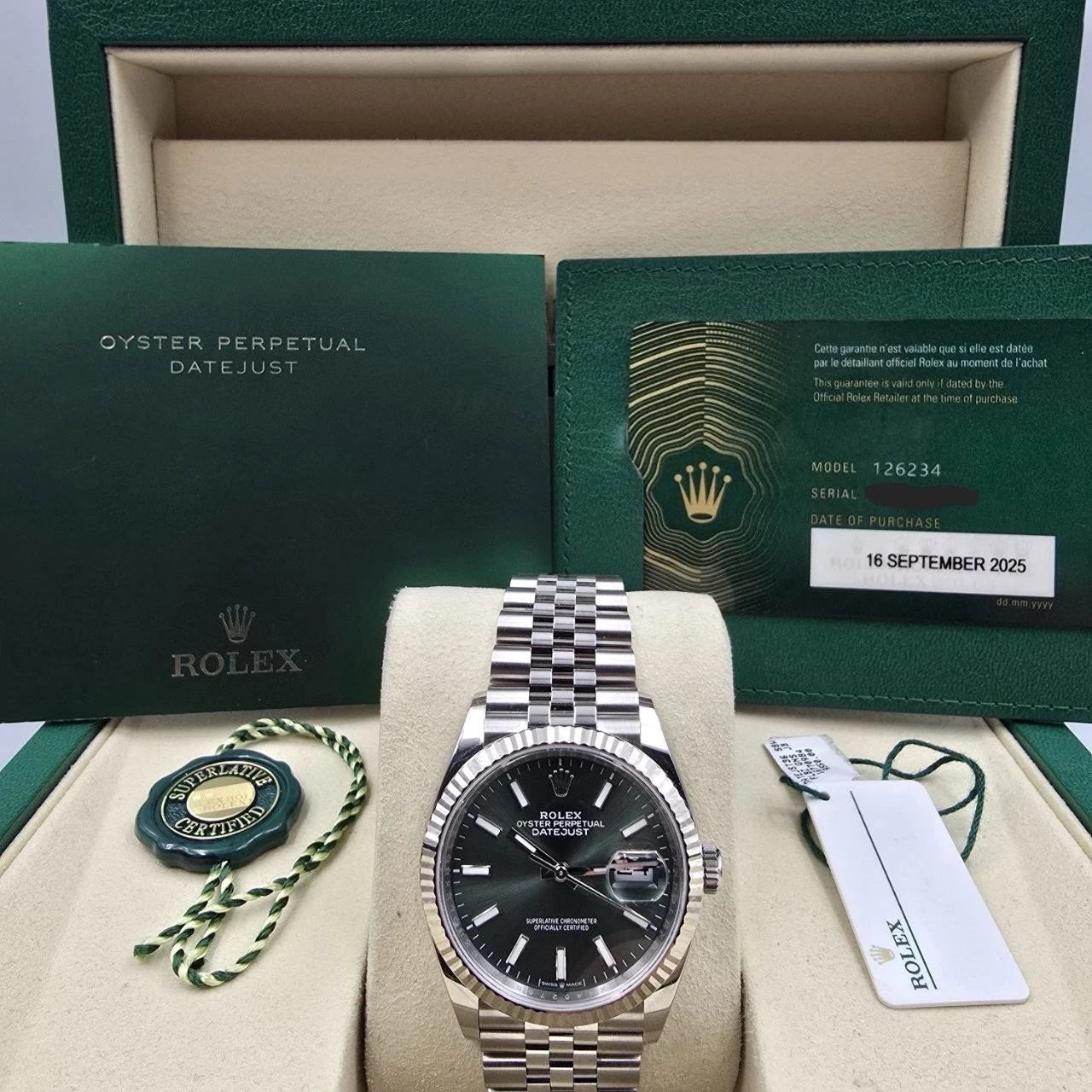 Rolex Datejust 126234 Mint Green 1
