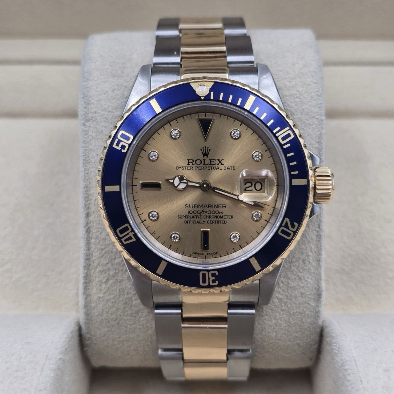 Rolex Submariner Date 16613 Two Tone Diamond