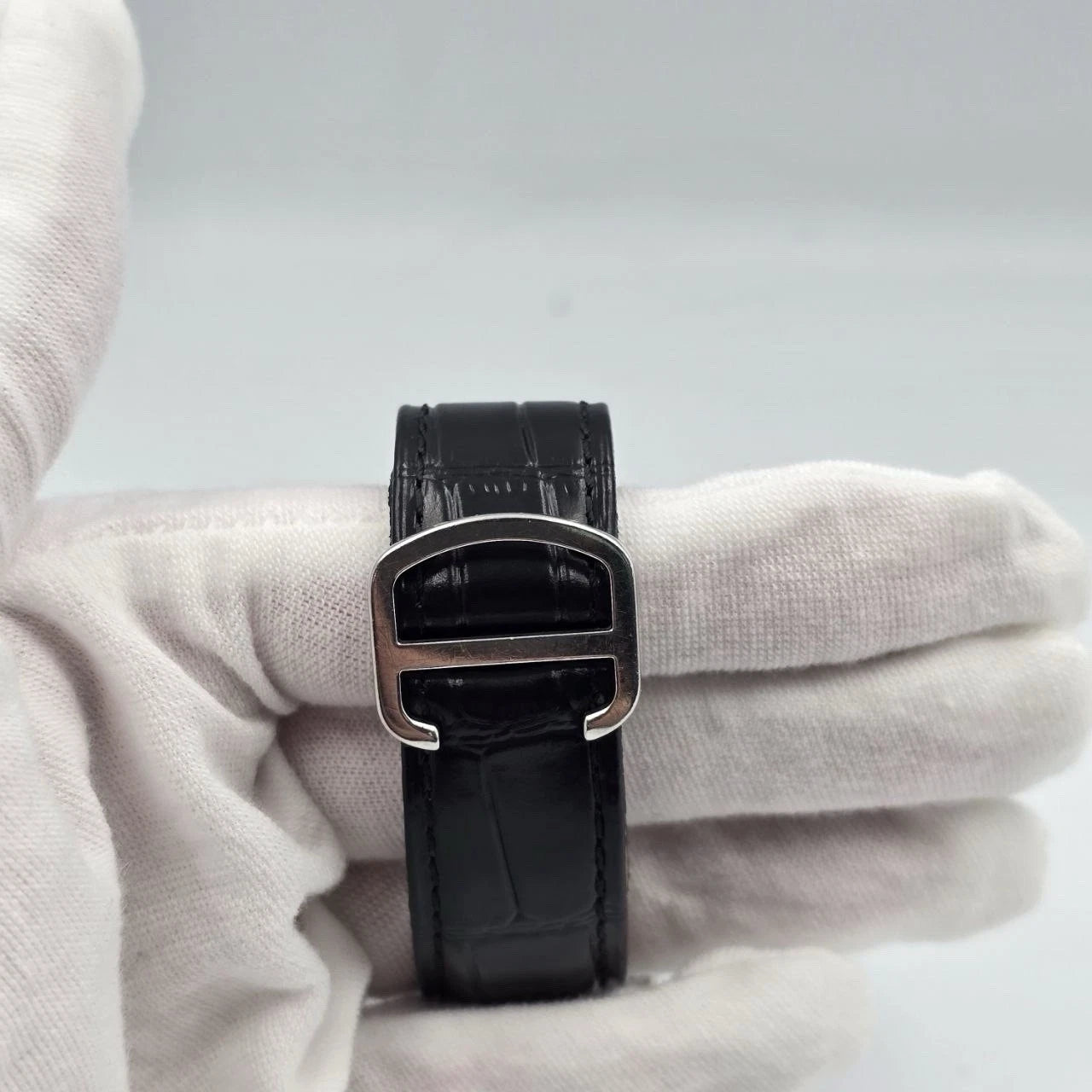 PAPERS Cartier Tank Solo Stainless Steel Silver W1018355 Roman Leather 27mm