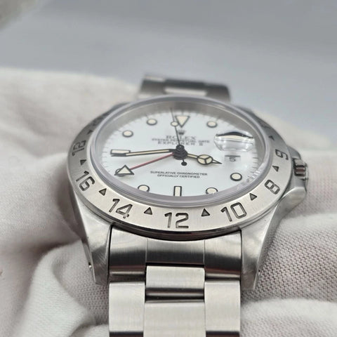Rolex Explorer II 16570 Polar White Dial Stainless Steel 40mm Watch