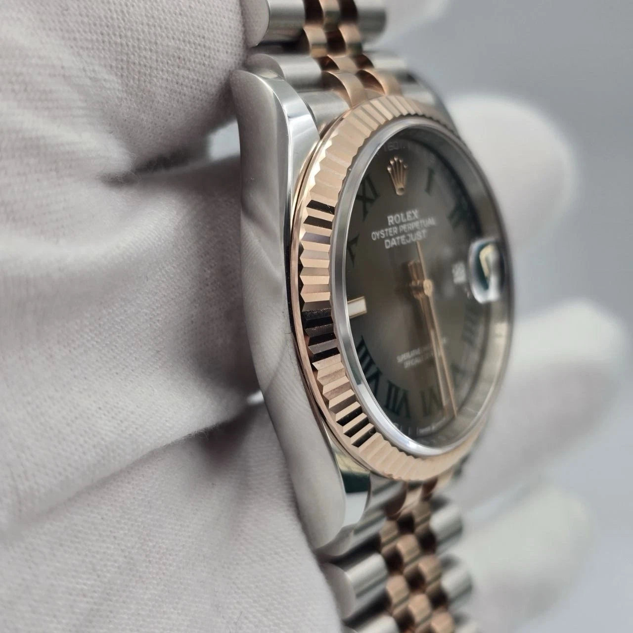 PAPERS 2024 Rolex Datejust Wimbledon Jubilee Rose Gold Watch 36mm 126231 BOX