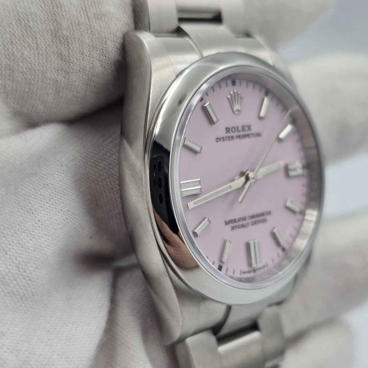 2025 Rolex Oyster Perpetual 36mm Candy Pink Dial 126000