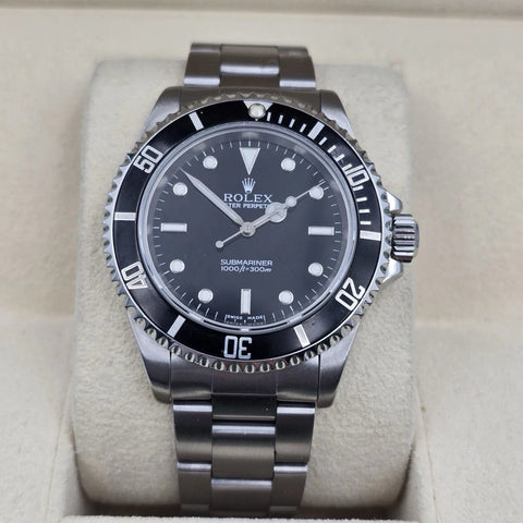 2005 Rolex Submariner No-Date Black Stainless Steel 40mm 14060M
