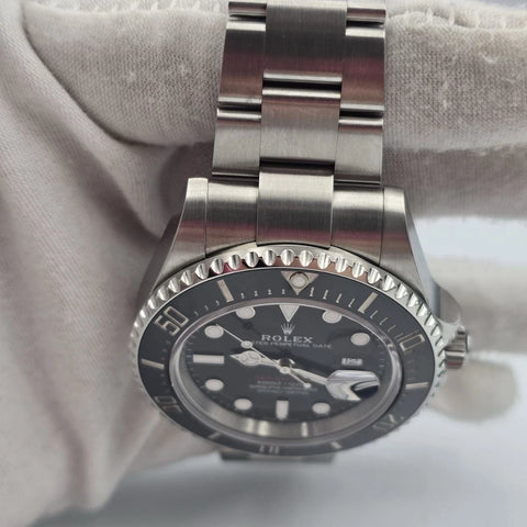 2025 PAPERS Rolex Sea-Dweller Black Red Letters Stainless Steel 43mm 126600 BOX
