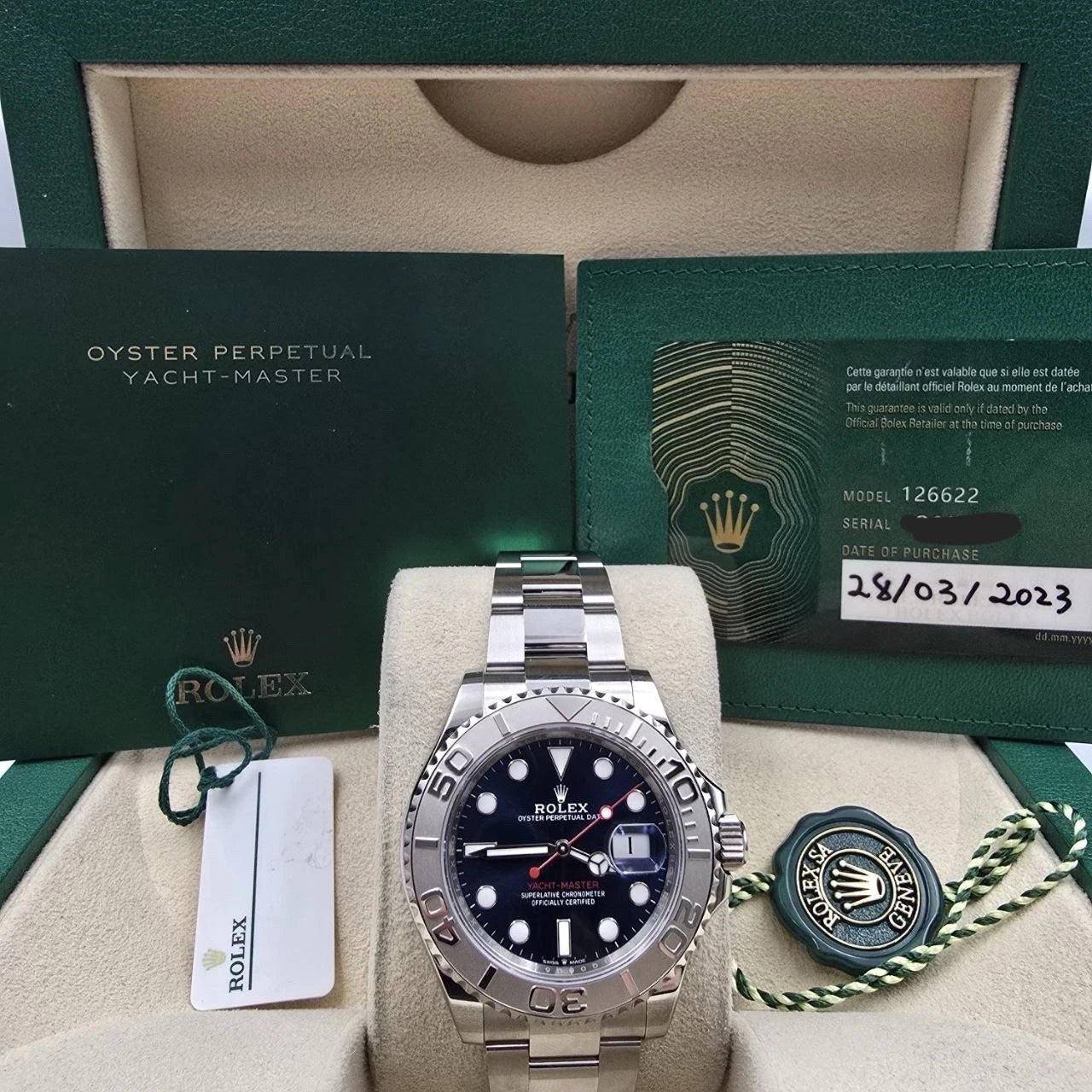 Rolex Yacht-Master 40mm "Captain America" Blue Dial 126622