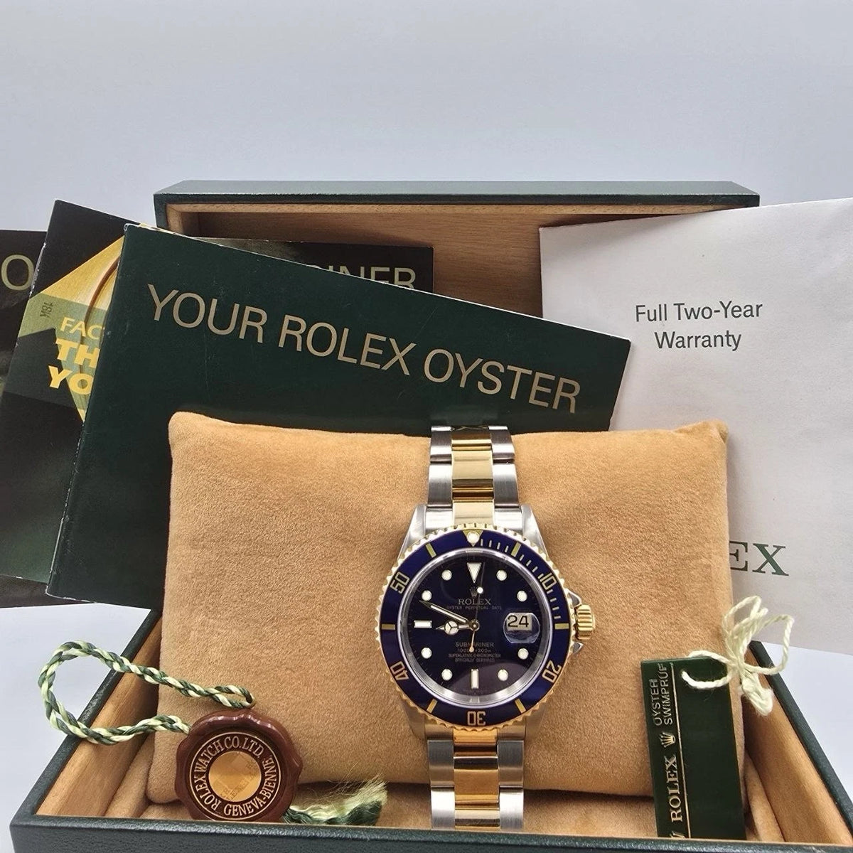 Rolex Submariner 16613 Blue Dial Two Tone