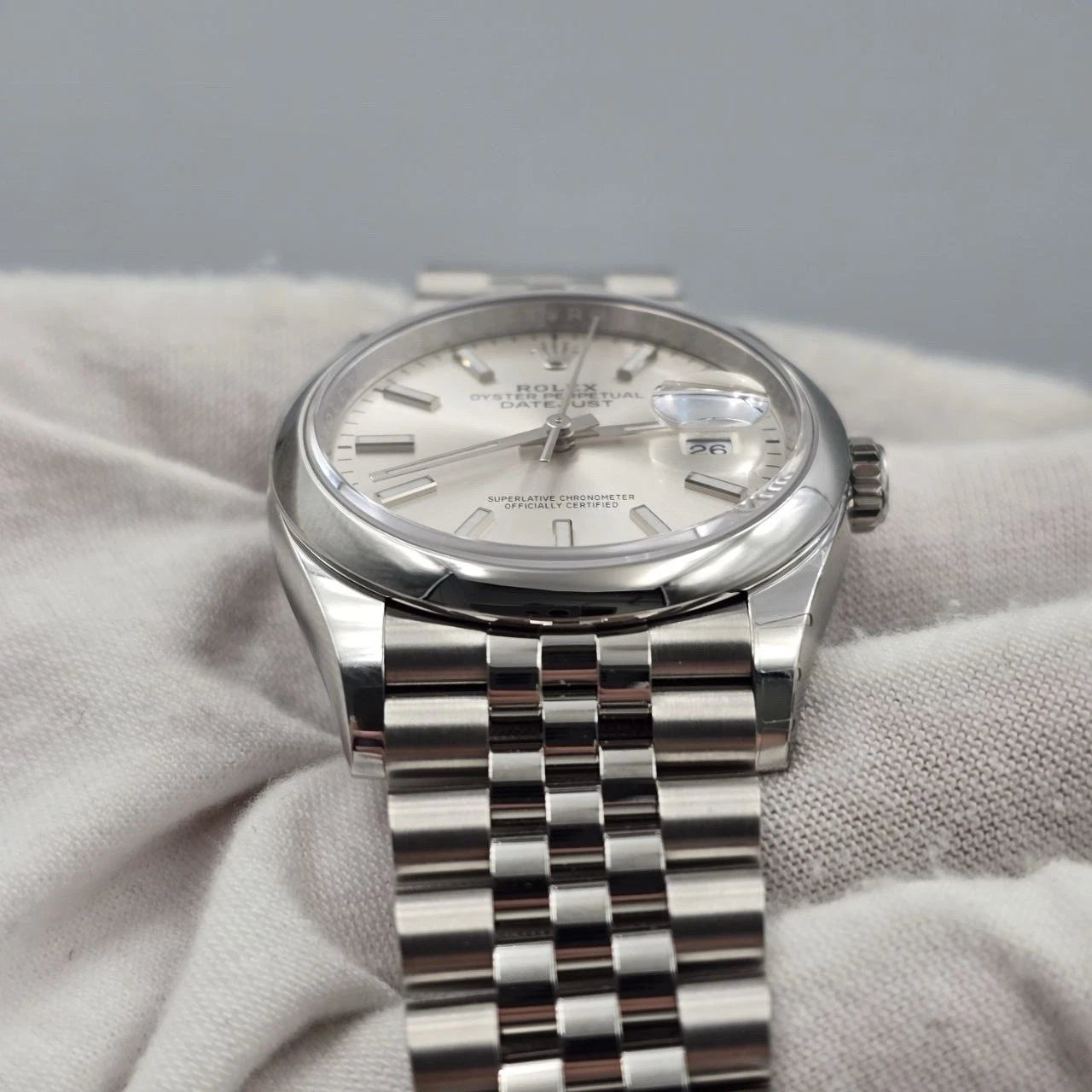 NEW 2026 Rolex Datejust Silver Dial Stainless Steel Jubilee 36mm 126200