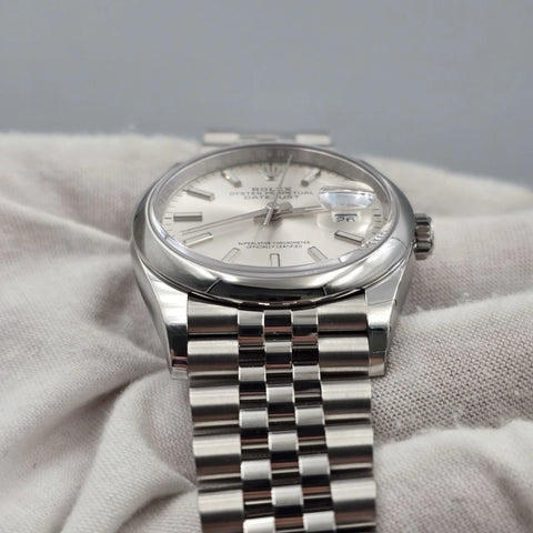 NEW 2026 Rolex Datejust Silver Dial Stainless Steel Jubilee 36mm 126200