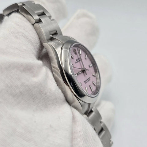 2026 NEW Rolex Oyster Perpetual Steel 31mm Candy Pink Dial 277200 UNWORN