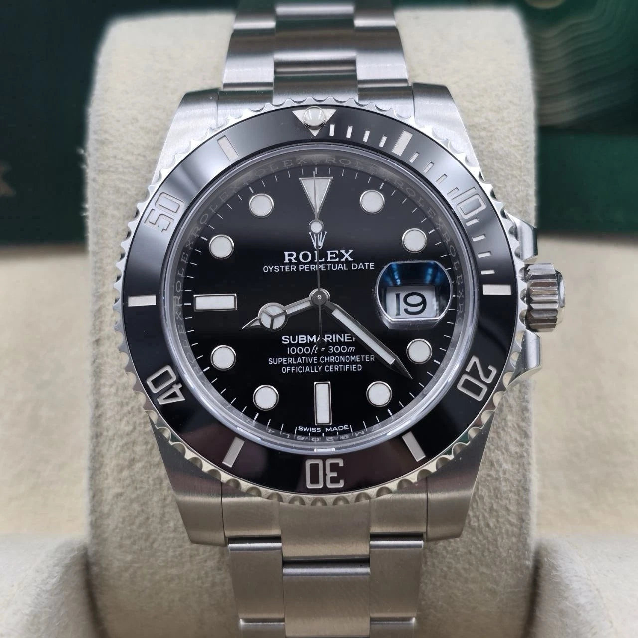 2020 NFC PAPERS Rolex Submariner Date 116610LN Steel Ceramic 40mm Watch BOX