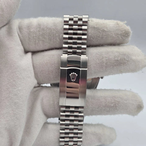 2020 PAPERS Rolex Datejust 41mm 126334 Steel Jubilee Roman Blue Dial BOX