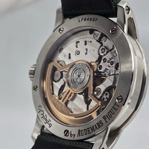 2025 PAPERS Audemars Piguet Code 11.59 15210ST Green Dial Stainless Steel BOX