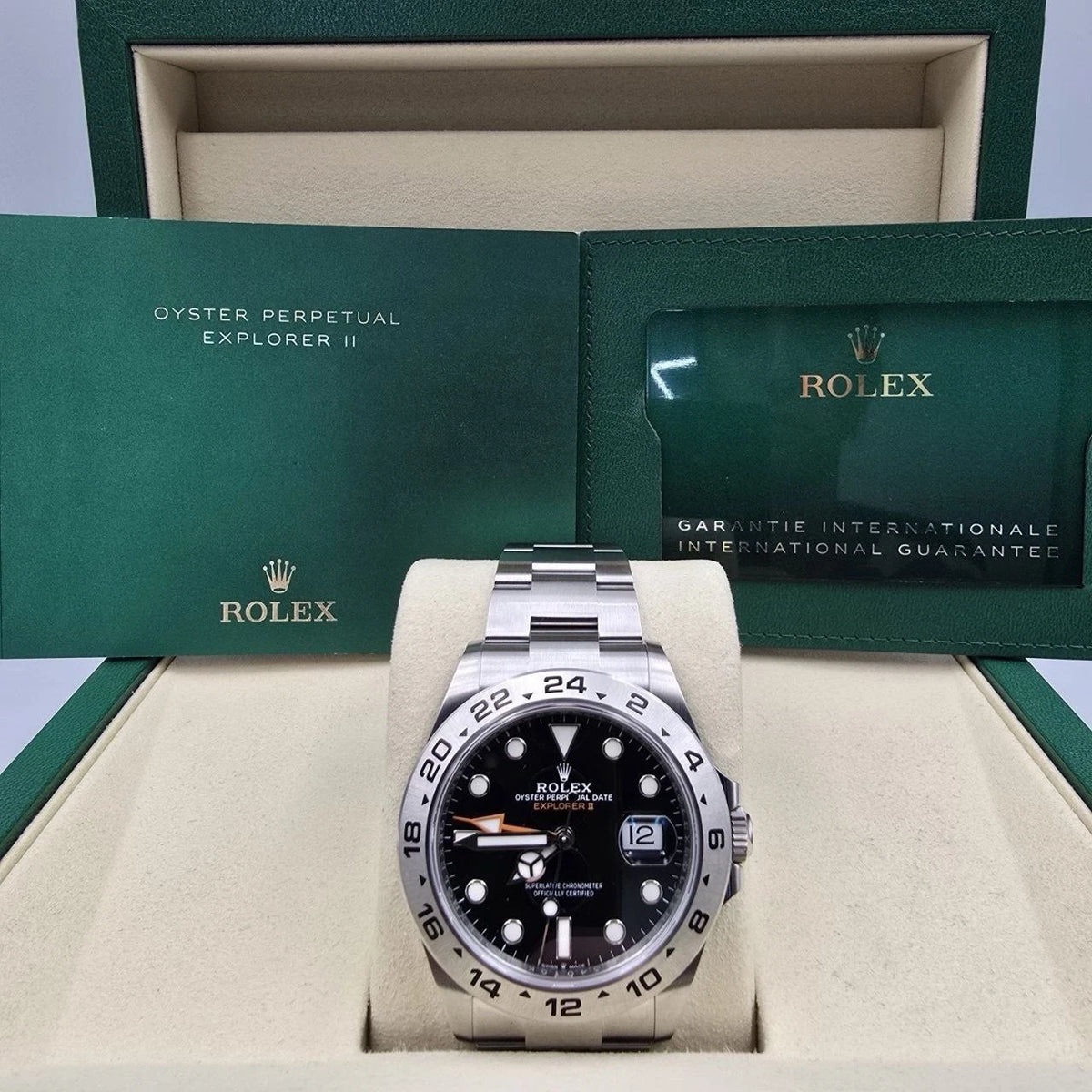 NEW 2026 Rolex Explorer II 42mm 226570 Stainless Steel Black Dial