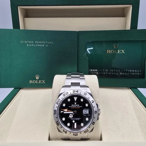 NEW 2026 Rolex Explorer II 42mm 226570 Stainless Steel Black Dial