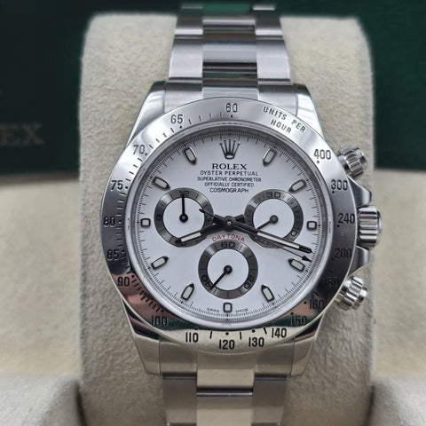 Rolex Cosmograph Daytona 116520 White Dial