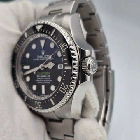 PAPERS 2022 Rolex Sea-Dweller Deepsea James Cameron Blue 126660 44mm Watch BOX