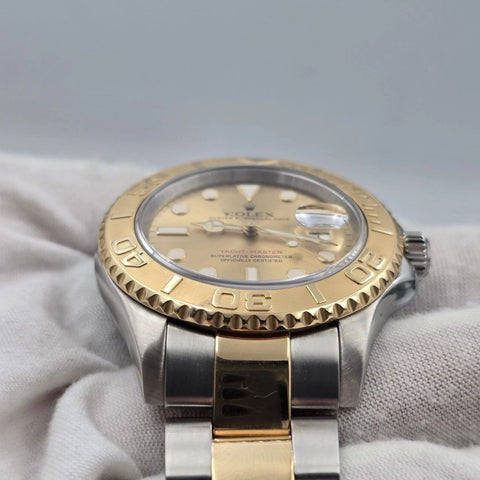 Rolex Yacht-Master 16623 Champagne Dial Two Tone 18K Yellow Gold Steel 40mm
