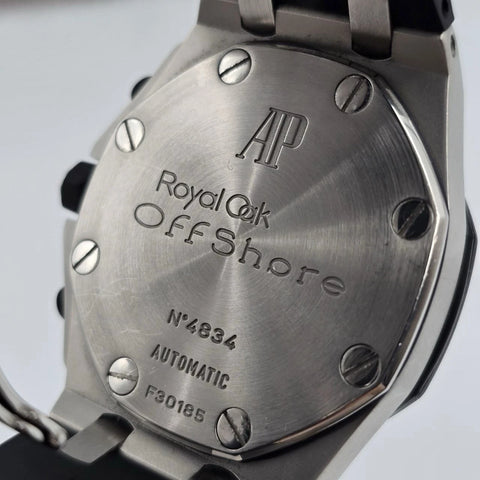 2008 PAPERS Audemars Piguet Royal Oak Offshore White 42mm Rubberclad 25940SK BOX