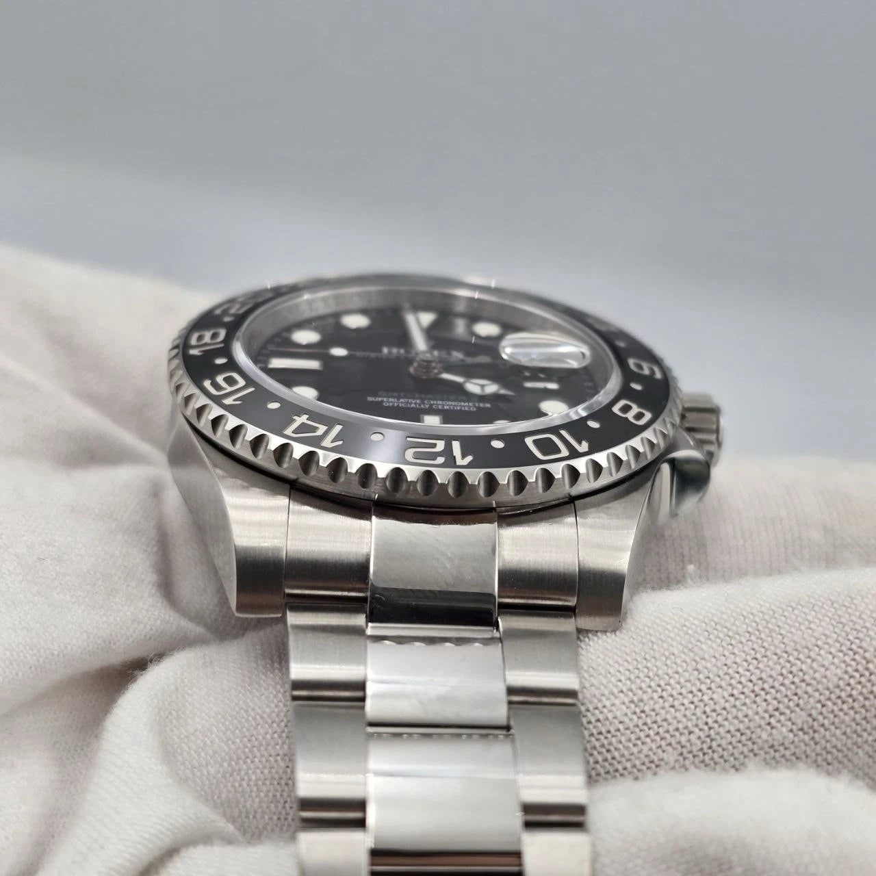 2012 PAPERS Rolex GMT Master II 116710LN Steel Ceramic Green Arrow 40mm BOX