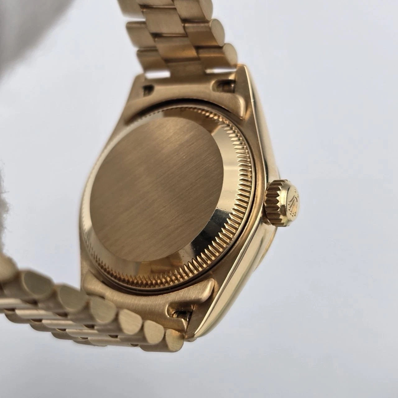 2000 PAPERS Rolex Datejust Champagne Diamond Dial 18K Yellow Gold 79178 26mm