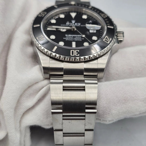2022 PAPERS Rolex Submariner Date 41mm Black Ceramic 126610LN Watch BOX
