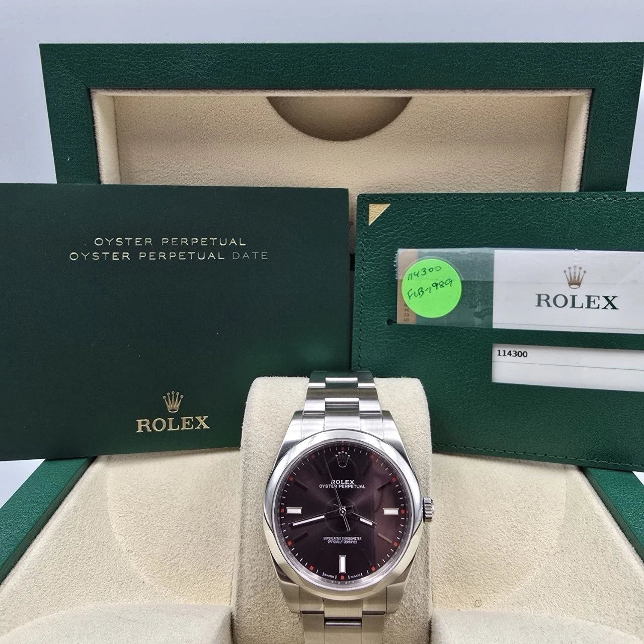 Rolex Oyster Perpetual Purple Grape 114300