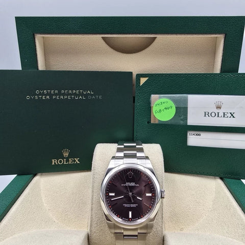 Rolex Oyster Perpetual Purple Grape 114300